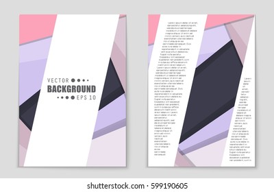 Abstract vector layout background set. For art template design, list, front page, mockup brochure theme style, banner, idea, cover, booklet, print, flyer, book, blank, card, ad, sign, sheet,, a4.