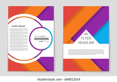 Abstract vector layout background set. For art template design, list, front page, mockup brochure theme style, banner, idea, cover, booklet, print, flyer, book, blank, card, ad, sign, sheet,, a4.