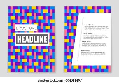 Abstract vector layout background set. For art template design, list, front page, mockup brochure theme style, banner, idea, cover, booklet, print, flyer, book, blank, card, ad, sign, sheet,, a4.