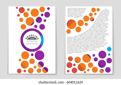 Abstract vector layout background set. For art template design, list, front page, mockup brochure theme style, banner, idea, cover, booklet, print, flyer, book, blank, card, ad, sign, sheet,, a4.
