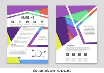 Abstract vector layout background set. For art template design, list, front page, mockup brochure theme style, banner, idea, cover, booklet, print, flyer, book, blank, card, ad, sign, sheet,, a4.