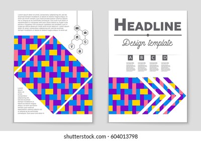 Abstract vector layout background set. For art template design, list, front page, mockup brochure theme style, banner, idea, cover, booklet, print, flyer, book, blank, card, ad, sign, sheet,, a4.