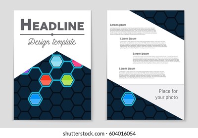 Abstract vector layout background set. For art template design, list, front page, mockup brochure theme style, banner, idea, cover, booklet, print, flyer, book, blank, card, ad, sign, sheet,, a4.