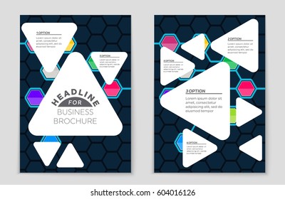 Abstract vector layout background set. For art template design, list, front page, mockup brochure theme style, banner, idea, cover, booklet, print, flyer, book, blank, card, ad, sign, sheet,, a4.