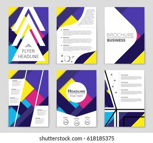 Abstract vector layout background set. For art template design, list, front page, mockup brochure theme style, banner, idea, cover, booklet, print, flyer, book, blank, card, ad, sign, sheet,, a4