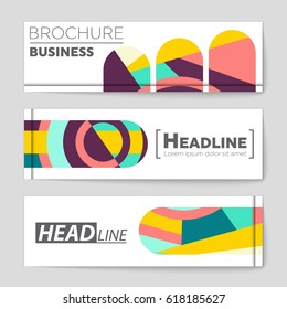 Abstract vector layout background set. For art template design, list, front page, mockup brochure theme style, banner, idea, cover, booklet, print, flyer, book, blank, card, ad, sign, sheet,, a4