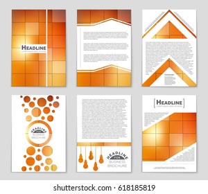 Abstract vector layout background set. For art template design, list, page, mockup brochure theme style, banner, idea, cover, booklet, print, flyer, book, blank, card, ad, sign, sheet,, a4