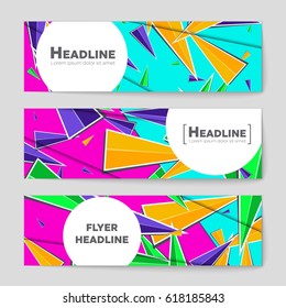 Abstract vector layout background set. For art template design, list, page, mockup brochure theme style, banner, idea, cover, booklet, print, flyer, book, blank, card, ad, sign, sheet,, a4