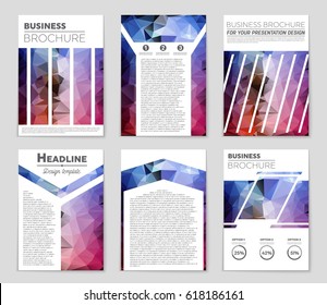 Abstract vector layout background set. For art template design, list, page, mockup brochure theme style, banner, idea, cover, booklet, print, flyer, book, blank, card, ad, sign, sheet,, a4.