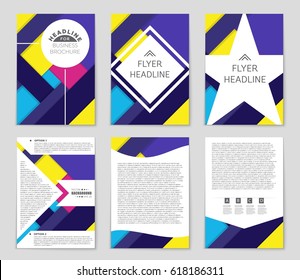 Abstract vector layout background set. For art template design, list, front page, mockup brochure theme style, banner, idea, cover, booklet, print, flyer, book, blank, card, ad, sign, sheet,, a4