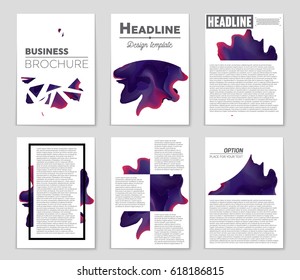 Abstract vector layout background set. For art template design, list, front page, mockup brochure theme style, banner, idea, cover, booklet, print, flyer, book, blank, card, ad, sign, sheet,, a4.