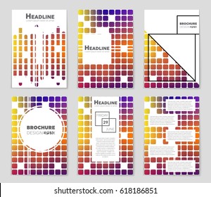 Abstract vector layout background set. For art template design, list, page, mockup brochure theme style, banner, idea, cover, booklet, print, flyer, book, blank, card, ad, sign, sheet,, a4