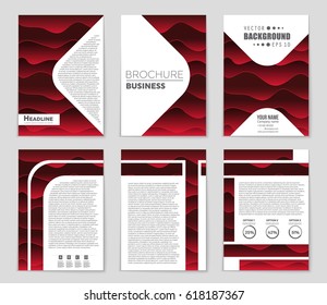 Abstract vector layout background set. For art template design, list, page, mockup brochure theme style, banner, idea, cover, booklet, print, flyer, book, blank, card, ad, sign, sheet,, a4.