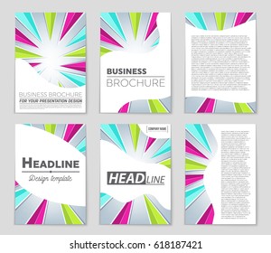 Abstract vector layout background set. For art template design, list, page, mockup brochure theme style, banner, idea, cover, booklet, print, flyer, book, blank, card, ad, sign, sheet,, a4