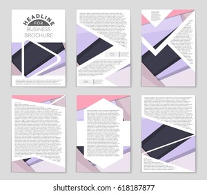 Abstract vector layout background set. For art template design, list, front page, mockup brochure theme style, banner, idea, cover, booklet, print, flyer, book, blank, card, ad, sign, sheet,, a4