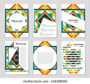 Abstract vector layout background set. For art template design, list, page, mockup brochure theme style, banner, idea, cover, booklet, print, flyer, book, blank, card, ad, sign, sheet,, a4