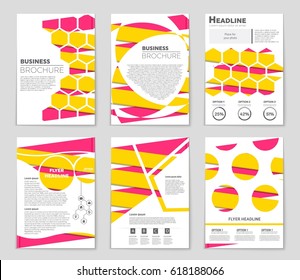 Abstract vector layout background set. For art template design, list, page, mockup brochure theme style, banner, idea, cover, booklet, print, flyer, book, blank, card, ad, sign, sheet,, a4