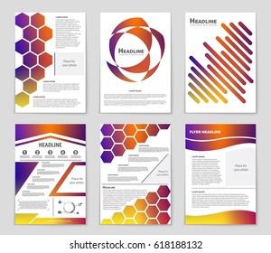 Abstract vector layout background set. For art template design, list, page, mockup brochure theme style, banner, idea, cover, booklet, print, flyer, book, blank, card, ad, sign, sheet,, a4