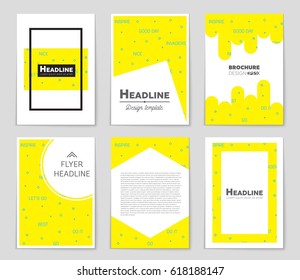 Abstract vector layout background set. For art template design, list, front page, mockup brochure theme style, banner, idea, cover, booklet, print, flyer, book, blank, card, ad, sign, sheet,, a4
