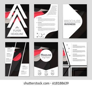 Abstract vector layout background set. For art template design, list, front page, mockup brochure theme style, banner, idea, cover, booklet, print, flyer, book, blank, card, ad, sign, sheet,, a4
