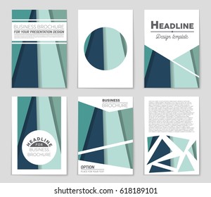 Abstract vector layout background set. For art template design, list, front page, mockup brochure theme style, banner, idea, cover, booklet, print, flyer, book, blank, card, ad, sign, sheet,, a4