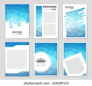 Abstract vector layout background set. For art template design, list, page, mockup brochure theme style, banner, idea, cover, booklet, print, flyer, book, blank, card, ad, sign, sheet,, a4.