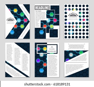 Abstract vector layout background set. For art template design, list, page, mockup brochure theme style, banner, idea, cover, booklet, print, flyer, book, blank, card, ad, sign, sheet,, a4.