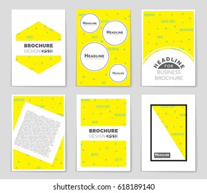 Abstract vector layout background set. For art template design, list, front page, mockup brochure theme style, banner, idea, cover, booklet, print, flyer, book, blank, card, ad, sign, sheet,, a4