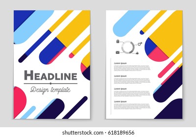 Abstract vector layout background set. For art template design, list, front page, mockup brochure theme style, banner, idea, cover, booklet, print, flyer, book, blank, card, ad, sign, sheet,, a4