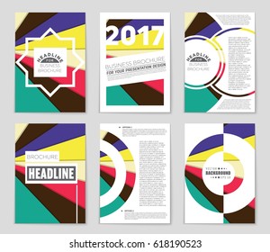 Abstract vector layout background set. For art template design, list, front page, mockup brochure theme style, banner, idea, cover, booklet, print, flyer, book, blank, card, ad, sign, sheet,, a4