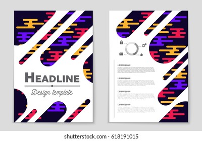 Abstract vector layout background set. For art template design, list, front page, mockup brochure theme style, banner, idea, cover, booklet, print, flyer, book, blank, card, ad, sign, sheet,, a4