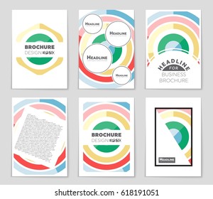 Abstract vector layout background set. For art template design, list, page, mockup brochure theme style, banner, idea, cover, booklet, print, flyer, book, blank, card, ad, sign, sheet,, a4