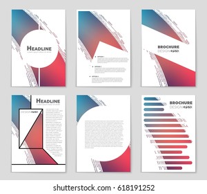 Abstract vector layout background set. For art template design, list, page, mockup brochure theme style, banner, idea, cover, booklet, print, flyer, book, blank, card, ad, sign, sheet,, a4