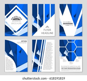 Abstract vector layout background set. For art template design, list, front page, mockup brochure theme style, banner, idea, cover, booklet, print, flyer, book, blank, card, ad, sign, sheet,, a4