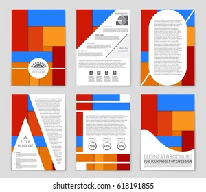Abstract vector layout background set. For art template design, list, front page, mockup brochure theme style, banner, idea, cover, booklet, print, flyer, book, blank, card, ad, sign, sheet,, a4