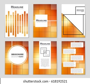 Abstract vector layout background set. For art template design, list, page, mockup brochure theme style, banner, idea, cover, booklet, print, flyer, book, blank, card, ad, sign, sheet,, a4