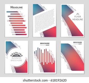 Abstract vector layout background set. For art template design, list, page, mockup brochure theme style, banner, idea, cover, booklet, print, flyer, book, blank, card, ad, sign, sheet,, a4