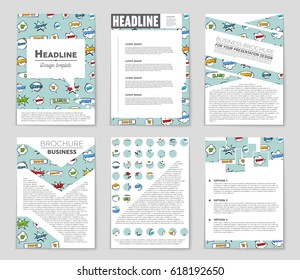 Abstract vector layout background set. For art template design, list, page, mockup brochure theme style, banner, idea, cover, booklet, print, flyer, book, blank, card, ad, sign, sheet,, a4.