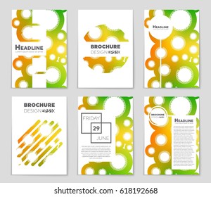 Abstract vector layout background set. For art template design, list, page, mockup brochure theme style, banner, idea, cover, booklet, print, flyer, book, blank, card, ad, sign, sheet,, a4