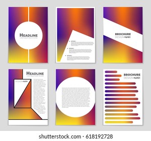 Abstract vector layout background set. For art template design, list, page, mockup brochure theme style, banner, idea, cover, booklet, print, flyer, book, blank, card, ad, sign, sheet,, a4