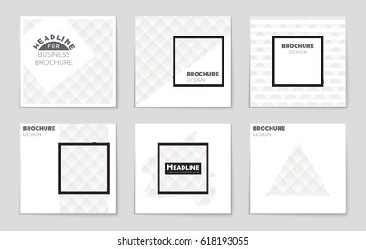 Abstract vector layout background set. For art template design, list, front page, mockup brochure theme style, banner, idea, cover, booklet, print, flyer, book, blank, card, ad, sign, sheet,, a4