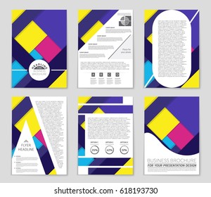 Abstract vector layout background set. For art template design, list, front page, mockup brochure theme style, banner, idea, cover, booklet, print, flyer, book, blank, card, ad, sign, sheet,, a4