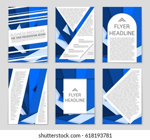 Abstract vector layout background set. For art template design, list, front page, mockup brochure theme style, banner, idea, cover, booklet, print, flyer, book, blank, card, ad, sign, sheet,, a4