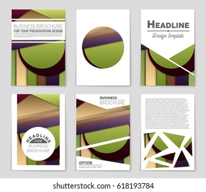 Abstract vector layout background set. For art template design, list, front page, mockup brochure theme style, banner, idea, cover, booklet, print, flyer, book, blank, card, ad, sign, sheet,, a4