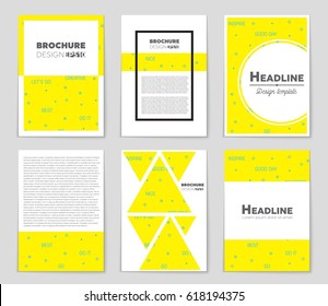 Abstract vector layout background set. For art template design, list, front page, mockup brochure theme style, banner, idea, cover, booklet, print, flyer, book, blank, card, ad, sign, sheet,, a4