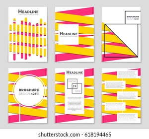 Abstract vector layout background set. For art template design, list, page, mockup brochure theme style, banner, idea, cover, booklet, print, flyer, book, blank, card, ad, sign, sheet,, a4