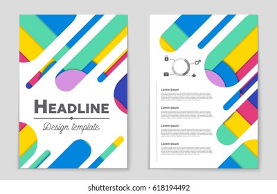 Abstract vector layout background set. For art template design, list, front page, mockup brochure theme style, banner, idea, cover, booklet, print, flyer, book, blank, card, ad, sign, sheet,, a4