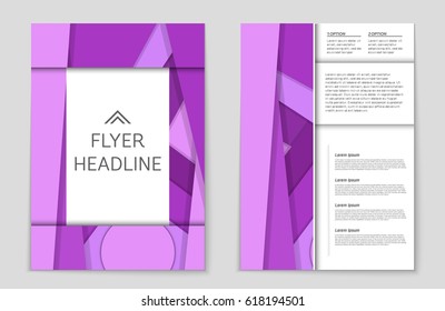 Abstract vector layout background set. For art template design, list, front page, mockup brochure theme style, banner, idea, cover, booklet, print, flyer, book, blank, card, ad, sign, sheet,, a4