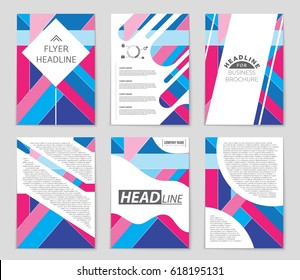 Abstract vector layout background set. For art template design, list, front page, mockup brochure theme style, banner, idea, cover, booklet, print, flyer, book, blank, card, ad, sign, sheet,, a4