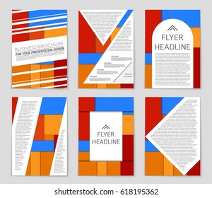 Abstract vector layout background set. For art template design, list, front page, mockup brochure theme style, banner, idea, cover, booklet, print, flyer, book, blank, card, ad, sign, sheet,, a4